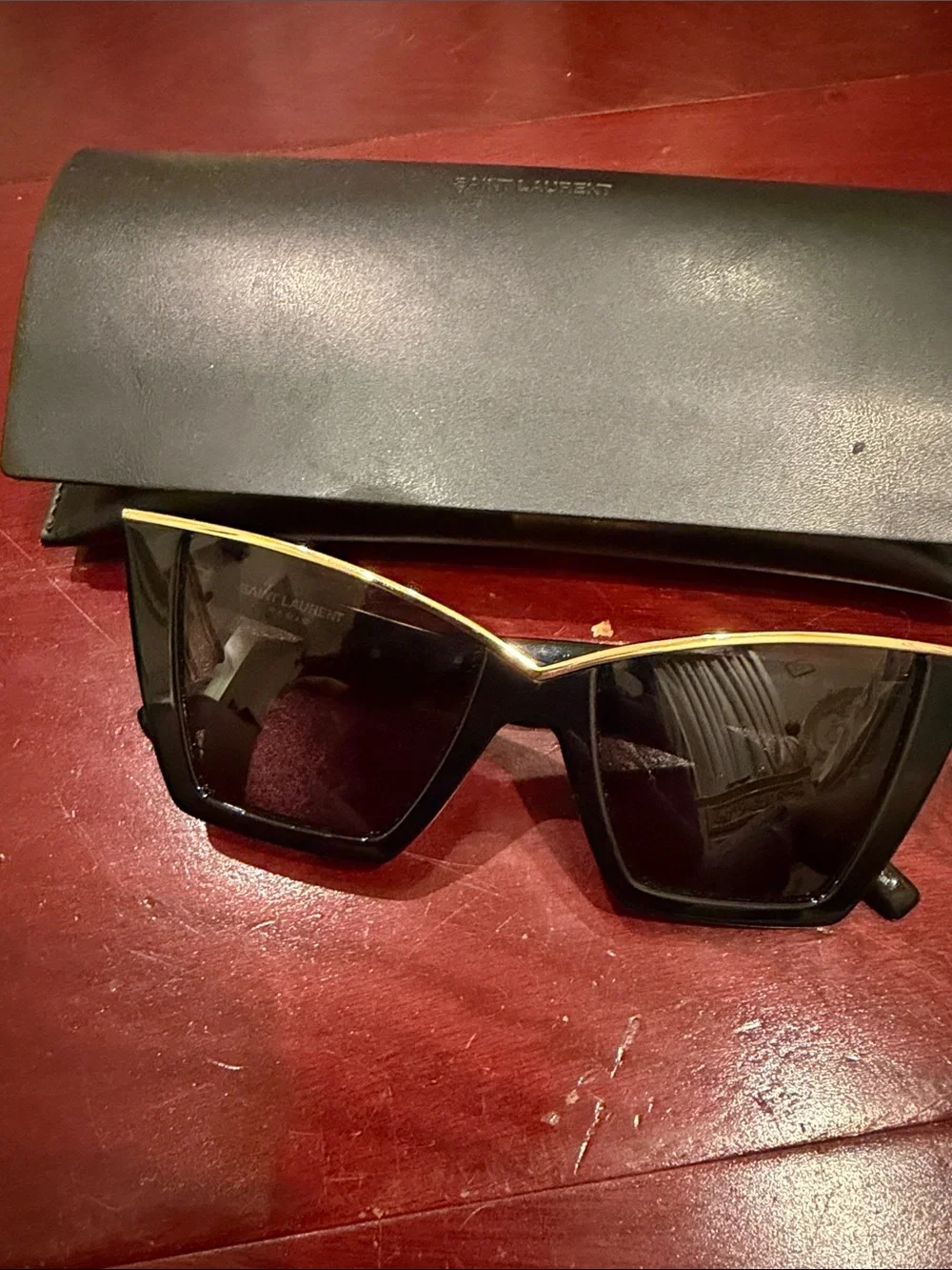 Saint Laurent Cat Eye Sunglasses SL 570